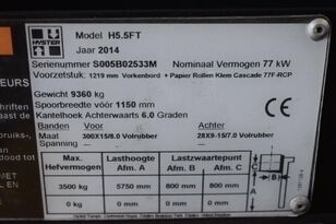 stivuitor pe gaz Hyster H5.5FT de vânzare imagine 24 stivuitor pe gaz Hyster H5.5FT imagine 24